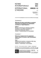IEC 60835-1-3 Amd.1 Ed. 1.0 b:1995