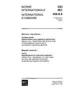 IEC 60404-8-5 Ed. 1.0 b:1989
