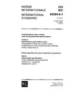 IEC 60384-6-1 Ed. 1.0 b:1987
