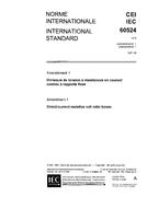 IEC 60524 Amd.1 Ed. 1.0 b:1981