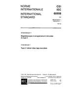 IEC 60558 Amd.1 Ed. 1.0 b:1987