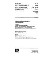 IEC 60748-2-10 Ed. 1.0 b IEC 60748-2-10 Ed. 1.0 b