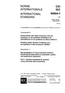 IEC 60864-1 Amd.1 Ed. 1.0 b:1987