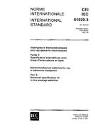 IEC 61020-3 Ed. 1.0 b