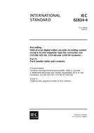 IEC 61834-4 Ed. 1.0 en