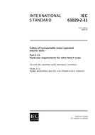 IEC 61029-2-11 Ed. 1.0 en
