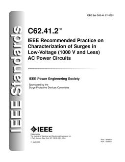 IEEE C62.41.2 IEEE C62.41.2