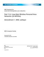 IEEE 802.15.4e IEEE 802.15.4e
