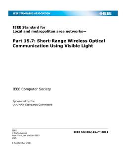 IEEE 802.15.7-2011 IEEE 802.15.7-2011