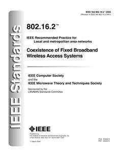 IEEE 802.16.2 IEEE 802.16.2