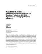 IEEE 802.15.10 IEEE 802.15.10