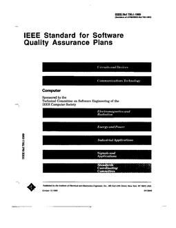 IEEE 730.1 IEEE 730.1