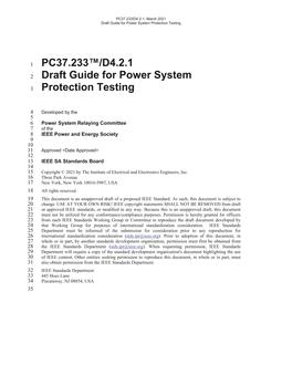 IEEE PC37.233 IEEE PC37.233
