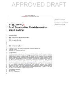 IEEE 1857.10 IEEE 1857.10