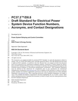 IEEE PC37.2 IEEE PC37.2