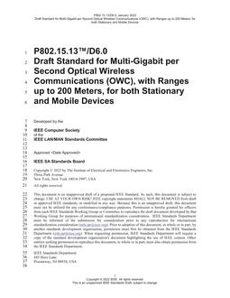 IEEE P802.15.13 IEEE P802.15.13