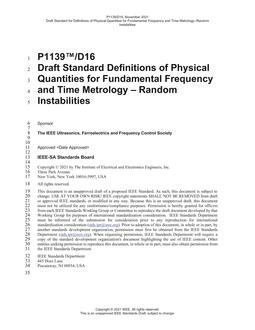 IEEE P1139 IEEE P1139
