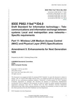 IEEE P802.11bd IEEE P802.11bd