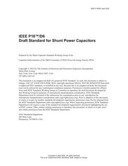 IEEE P18 IEEE P18