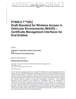 IEEE 1609.2.1 IEEE 1609.2.1