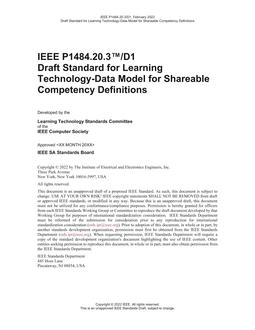 IEEE P1484.20.3 IEEE P1484.20.3