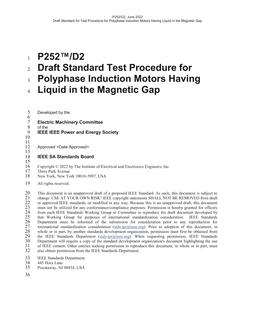 IEEE P252 IEEE P252