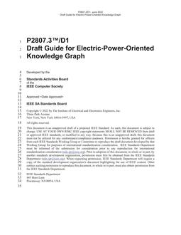 IEEE P2807.3 IEEE P2807.3