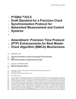 IEEE P1588a IEEE P1588a
