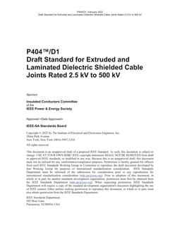 IEEE P404 IEEE P404