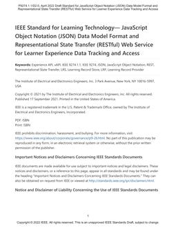 IEEE P9274.1.1 IEEE P9274.1.1