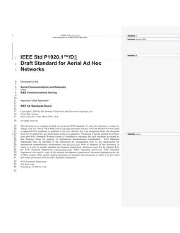 IEEE P1920.1 IEEE P1920.1