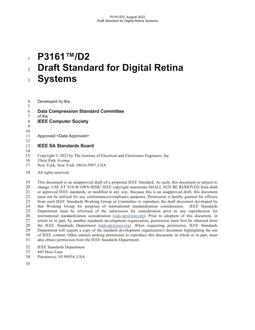 IEEE P3161 IEEE P3161