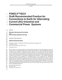 IEEE P3003.4 IEEE P3003.4