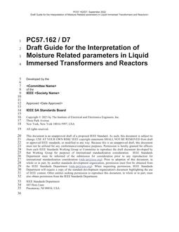 IEEE PC57.162 IEEE PC57.162