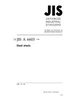 JIS A 6603:1996 JIS A 6603:1996