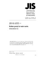JIS K 6353:1997/AMENDMENT 3:2010