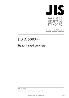 JIS A 5308 JIS A 5308