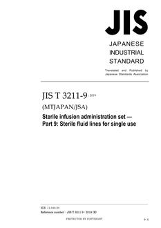 JIS T 3211-9 JIS T 3211-9