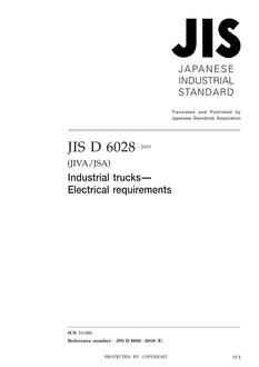 JIS D 6028 JIS D 6028