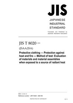 JIS T 8020