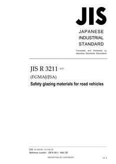 JIS R 3211 JIS R 3211