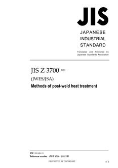 JIS Z 3700 JIS Z 3700