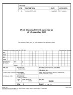 MIL DSCC 91010 Notice B - Cancellation