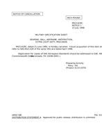 MIL MS21428C Notice 1 - Cancellation