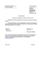 MIL MS24345G Notice 2 - Inactivation