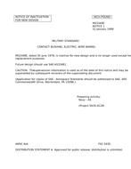 MIL MS3348E Notice 1 - Inactivation