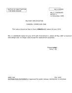 MIL MIL-C-11605B Notice 1 - Inactivation