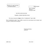 MIL MIL-C-14384D Notice 1 – Inactivation MIL MIL-C-14384D Notice 1 - Inactivation