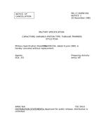 MIL MIL-C-14409/10A Notice 1 – Cancellation MIL MIL-C-14409/10A Notice 1 - Cancellation