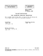 MIL MIL-C-14640B Notice 2 - Inactivation